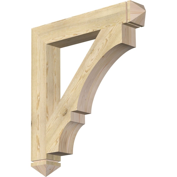 Ekena Millwork Balboa Arts & Crafts Rough Sawn Bracket, Douglas Fir, 6"W x 40"D x 44"H BKT06X40X44BOA03RDF - main